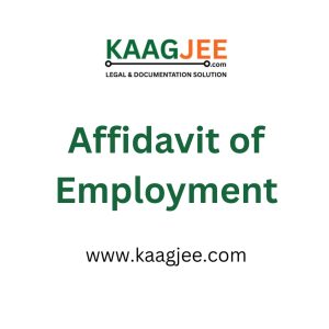 Affidavit of Employment