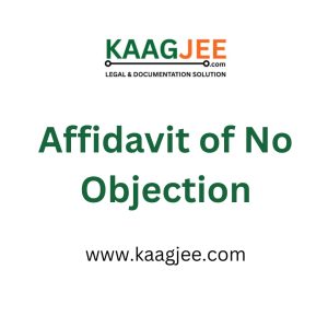 Affidavit of No Objection