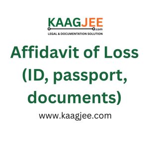 Affidavit of Loss (ID.Passport.Documents)