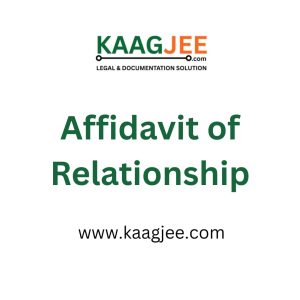 Affidavit of Relationship