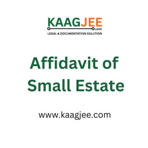 Affidavit of Small Estate