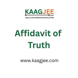 Affidavit of Truth