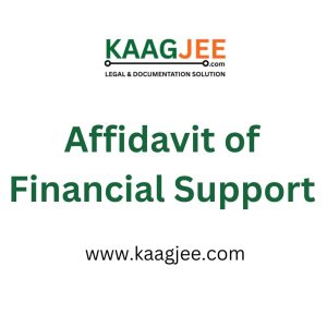 Affidavit of Financial Support