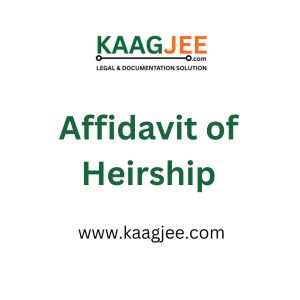 Affidavit of Heirship