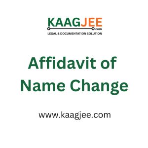 Affidavit of Name Change