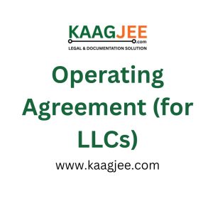Operating Agreement (for LLCs)