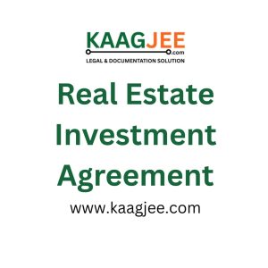 Real Estate Investment Agreement