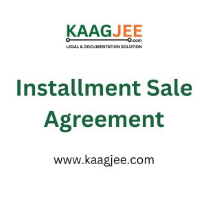 Installment Sale Agreement