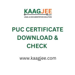 PUC Certificate Download & Check – Haryana (By Kaagjee)