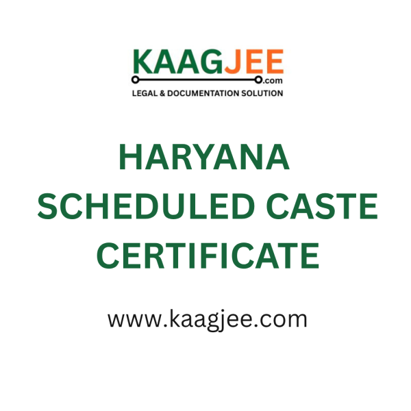 Haryana Scheduled Caste (SC) Certificate Application