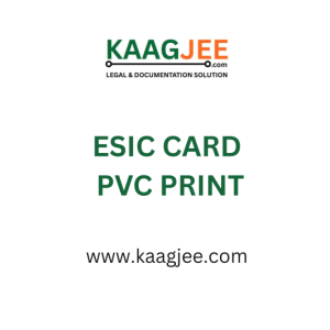 ESIC Card PVC Print – by Kaagjee (Premium Printed Service)